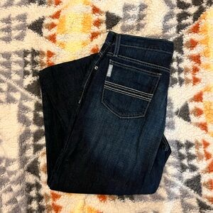 Cinch Men's Silver Label Stretch Mid Rise Slim Fit Straight Leg Jeans